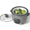Starfrit Tender Rice Cooker-Steamer 5-Cup (10-Cup Cooked) (Grey)
