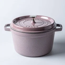 Staub France Cast Iron Round Cocotte 4L (Cherry Blossom)