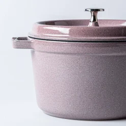 Staub France Cast Iron Round Cocotte 4L (Cherry Blossom)