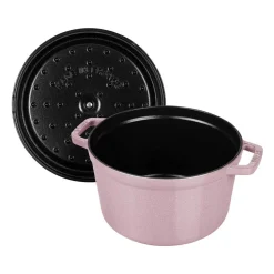 Staub France Cast Iron Round Cocotte 4L (Cherry Blossom)