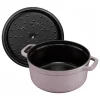 Staub France Cast Iron Round Cocotte 5L (Cherry Blossom)