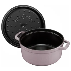 Staub France Cast Iron Round Cocotte 5L (Cherry Blossom)