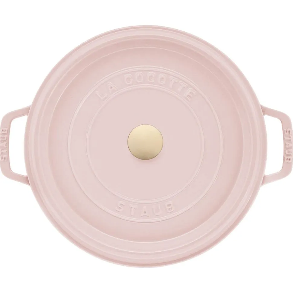 Staub France Cast Iron Round Cocotte 10" (Sorbet Rose)