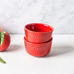 Staub Made In Portugal Ramekin - Set of 2 (Cherry/White)