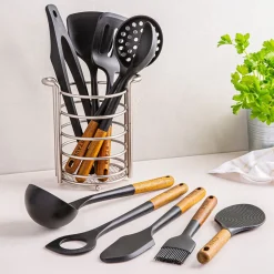Staub Prep Simple Silicone Rice Spoon (Black)