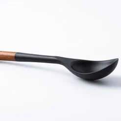 Staub Prep Simple Silicone Solid Spoon (Black)