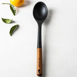 Staub Prep Simple Silicone Solid Spoon (Black)