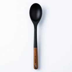 Staub Prep Simple Silicone Solid Spoon (Black)