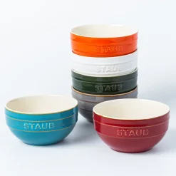 Staub Rainbow Ceramic Bowls - Set of 6 700ml
