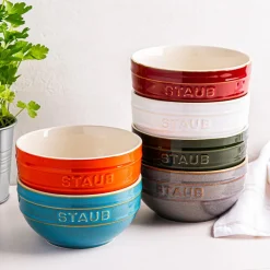 Staub Rainbow Ceramic Bowls - Set of 6 700ml