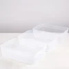 Sterilite Organize 'Large' Plastic Storage Tray - Set of 3 (Clear)