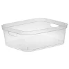 Sterilite Organize 'Short' Plastic Storage Bin (Clear) 15x12.25x5.25"