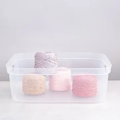 Sterilite Organize 'Short' Plastic Storage Bin (Clear) 15x12.25x5.25"