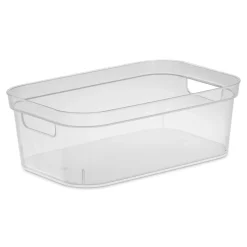 Sterilite Organize 'Small' Plastic Storage Bin (Clear) 12.25x8x4.25"