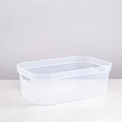 Sterilite Organize 'Small' Plastic Storage Bin (Clear) 12.25x8x4.25