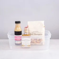 Sterilite Organize 'Small' Plastic Storage Bin (Clear) 12.25x8x4.25