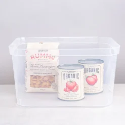 Sterilite Organize 'Tall' Plastic Storage Bin (Clear) 15x12.24x8.25"