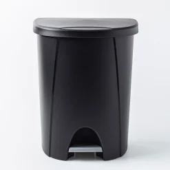 Sterilite Stepon Garbage Can 25 L (Black)