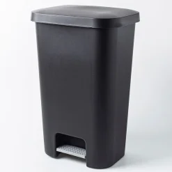 Sterilite Stepon Garbage Can 45 L (Black)