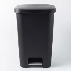 Sterilite Stepon Garbage Can 45 L (Black)