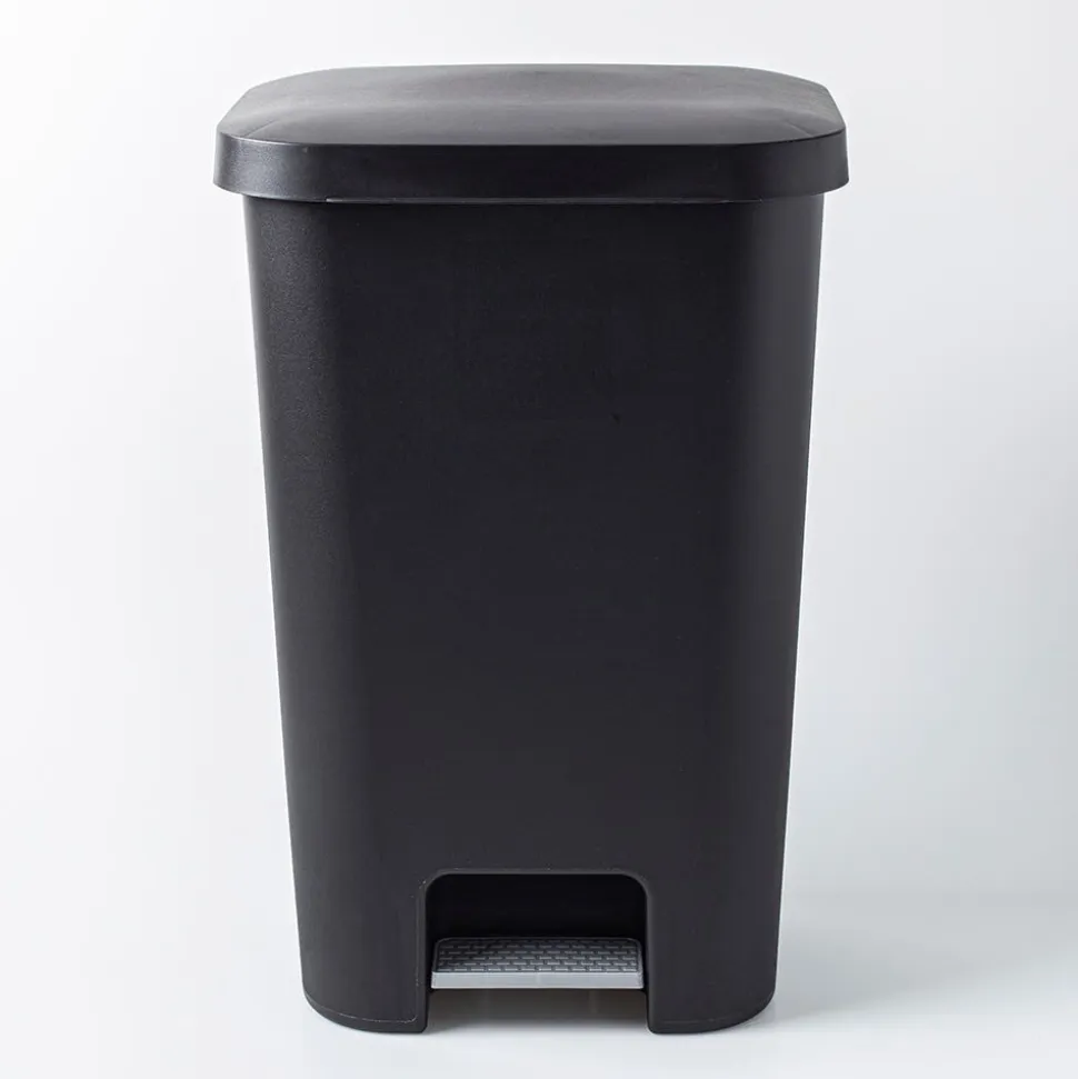 Sterilite Stepon Garbage Can 45 L (Black)