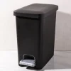 Sterilite Stepon Garbage Can (Black)