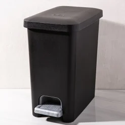Sterilite Stepon Garbage Can (Black)