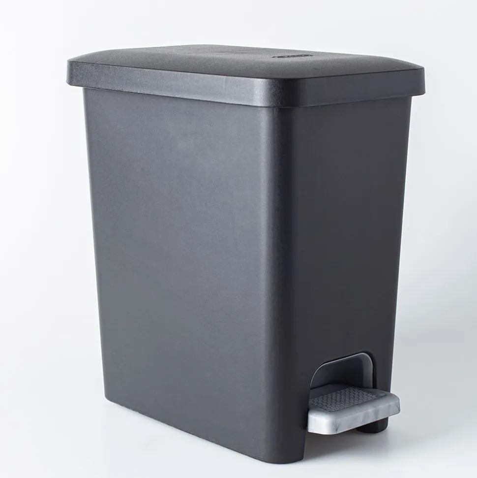 Sterilite Stepon Garbage Can (Black)