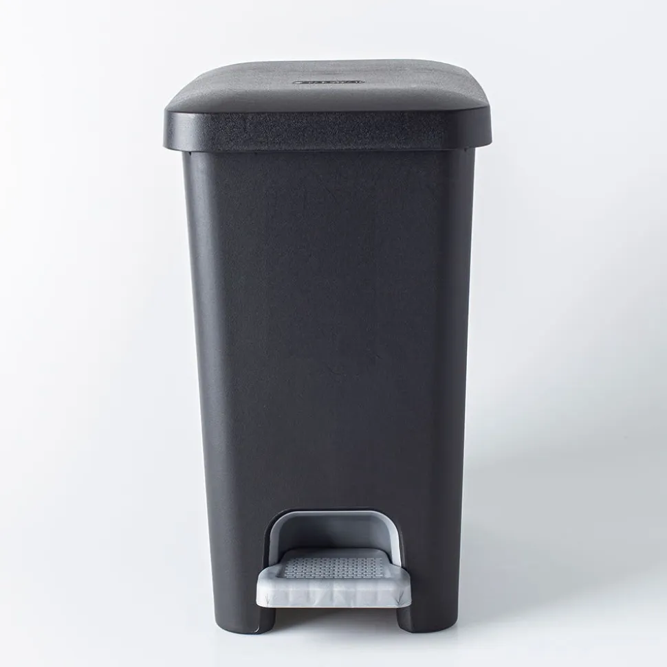 Sterilite Stepon Garbage Can (Black)