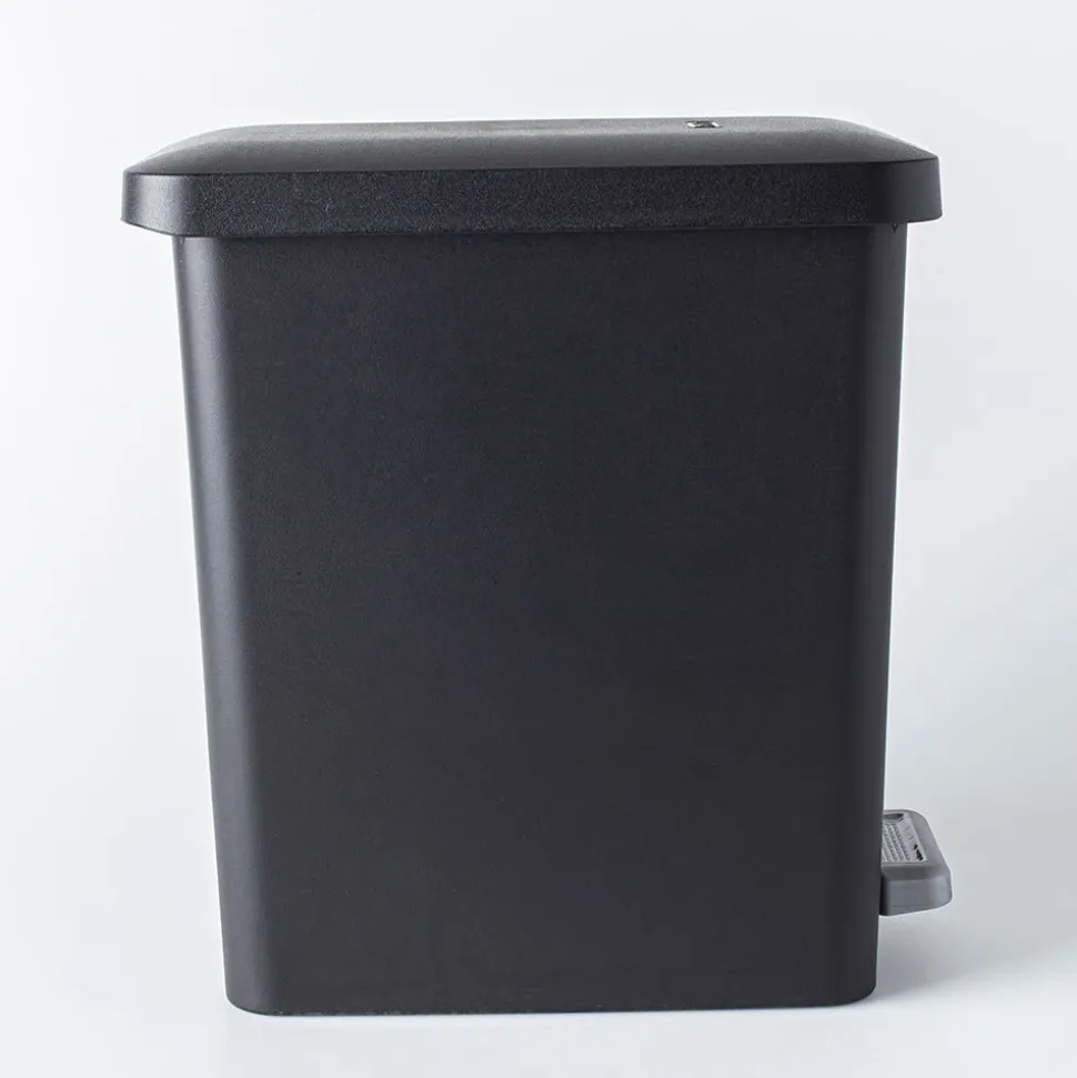 Sterilite Stepon Garbage Can (Black)