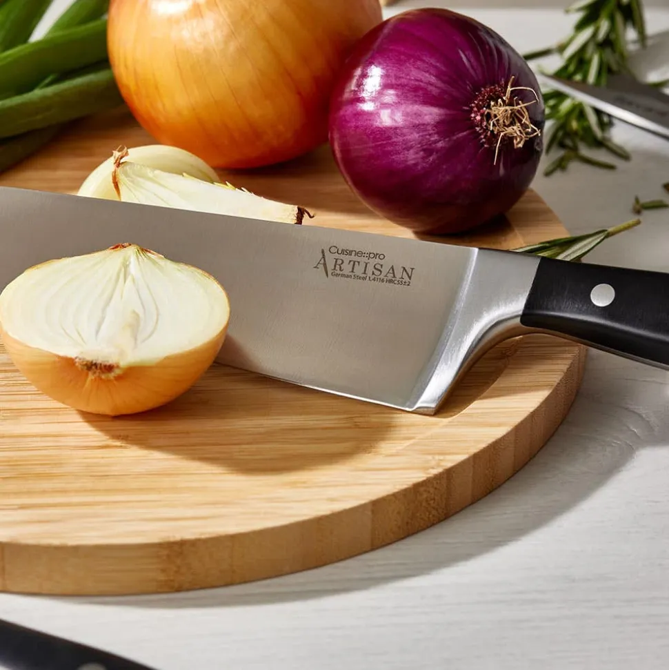 The Custom Chef Cuisine::pro Artisan 'Licht' Knife Block - 7pc