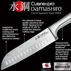 The Custom Chef Cuisine::pro Damashiro 'Try Me' Cleaver-Santoku