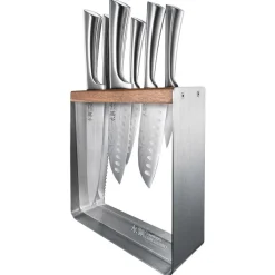 The Custom Chef Cuisine::pro Damashiro 'Kinzoku' Knife Block - 7pc