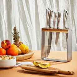 The Custom Chef Cuisine::pro Damashiro 'Kinzoku' Knife Block - 7pc
