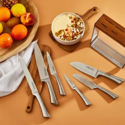 The Custom Chef Cuisine::pro Damashiro 'Kinzoku' Knife Block - 7pc