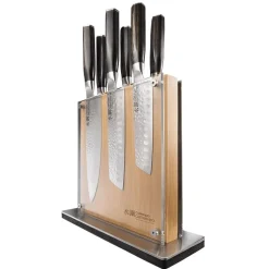 The Custom Chef Cuisine::pro Damashiro 'Shi' Knife Block - 7pc