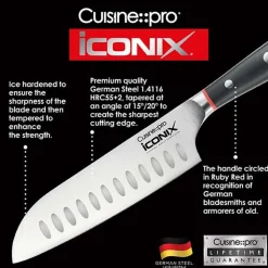 The Custom Chef Cuisine::pro Iconix 'Try Me' Santoku Knife