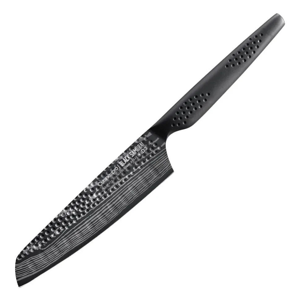 The Custom Chef Cuisine::pro ID3 Samurai 'Try Me' Santoku 5" (Black)