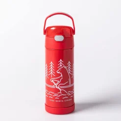 Thermos Canadiana 'Rowing Bear' Insulated Sport Bottle 400ml (Red)