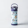Thermos Double Wall 'Bluey Striped' Funtainer Sport Bottle 410ml