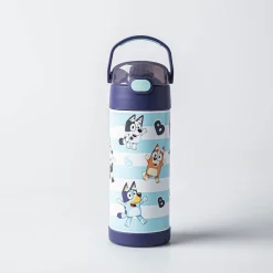 Thermos Double Wall 'Bluey Striped' Funtainer Sport Bottle 410ml