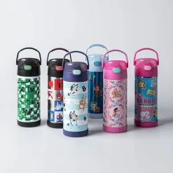 Thermos Double Wall 'Bluey Striped' Funtainer Sport Bottle 410ml