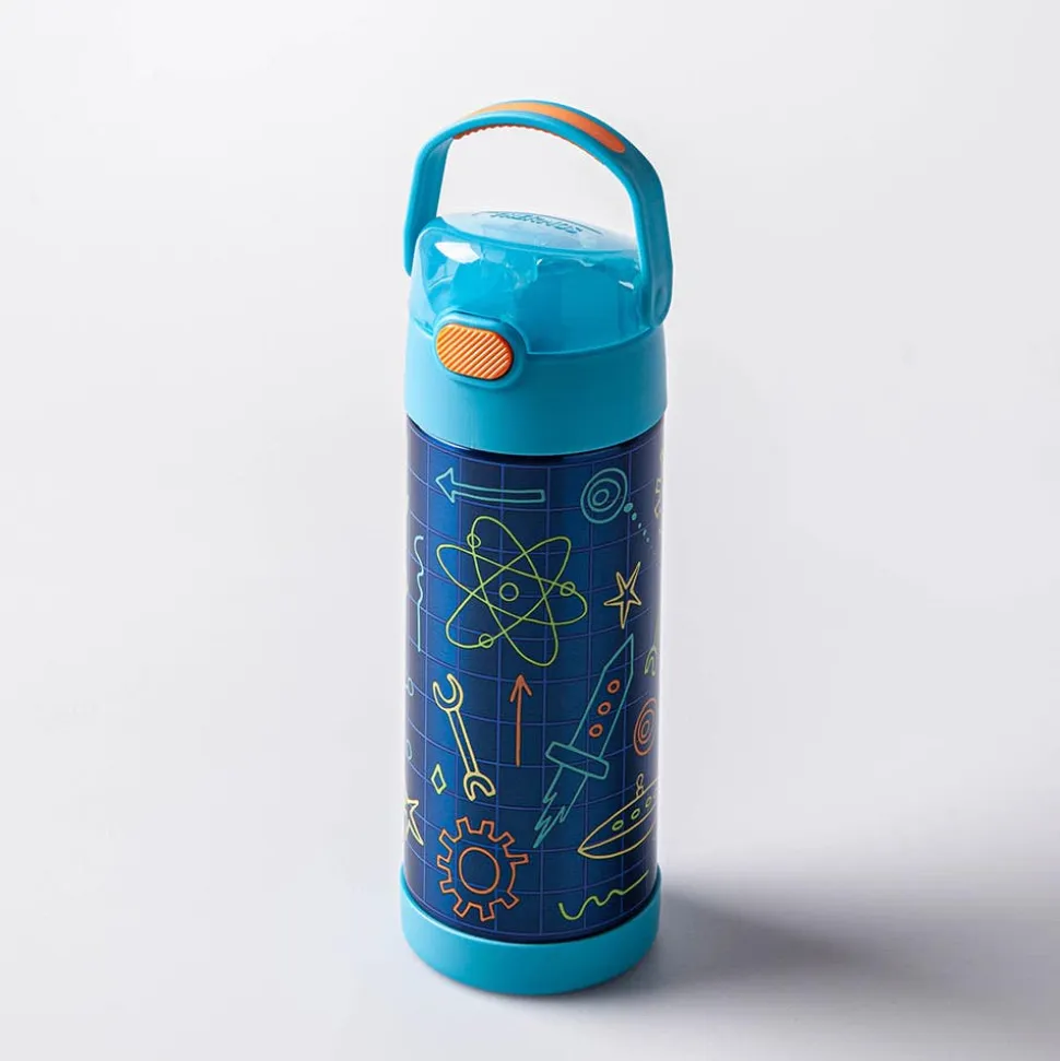 Thermos Double Wall 'Robot Doodles' Funtainer Sport Bottle 410ml