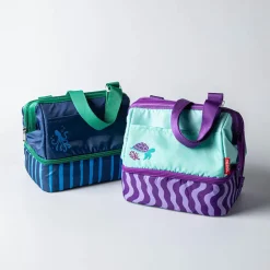 Thermos Duffel Dual Compartment 'Ocean Pals' Lunch Bag (Blue/Green)