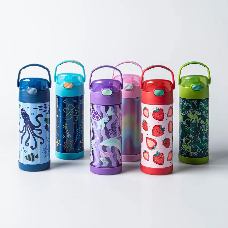 Thermos Funtainer 'Ocean Pals' Insulated Sport Bottle (Purple)