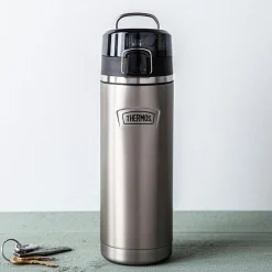 Thermos Icon Series Double Wall Bottle with Spout (Stainless Steel)