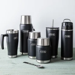 Thermos Icon Series Double Wall Bottle with Spout (Granite)