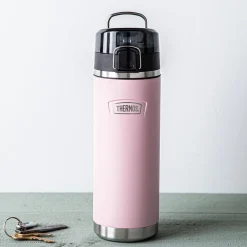 Thermos Icon Series Double Wall Bottle with Spout (Sunset Pink)