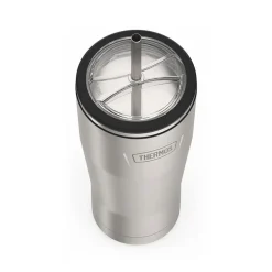 Thermos Icon Series Double Wall Tumbler with Straw (Stainless Steel)