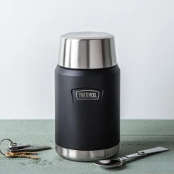 Thermos Icon Series 710 ml Thermal Food Jar with Spoon (Granite)